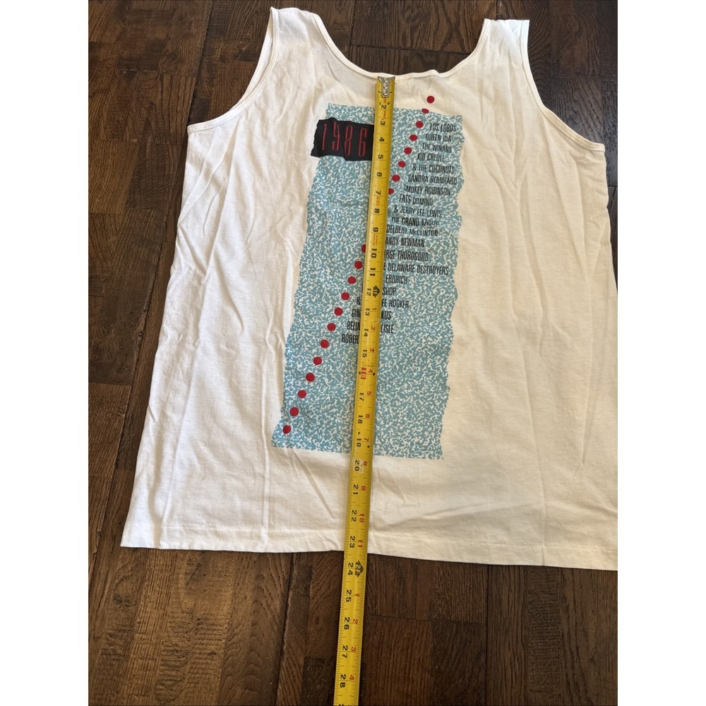 1986 Seattle Bumbershoot Tank Top XL Belton Vintage Los Lobos Smokey Robinson EU - Picture 7 of 7
